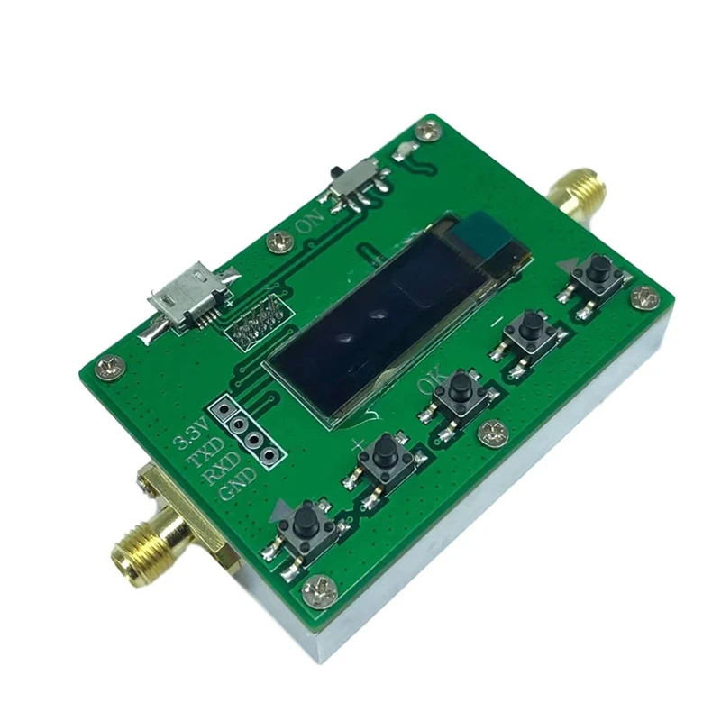 6Ghz Digital Attenuator 30DB 0.25DB Step OLED Display RF Module For RF Ham Radio Amplifier Power Level Durable Easy To Use