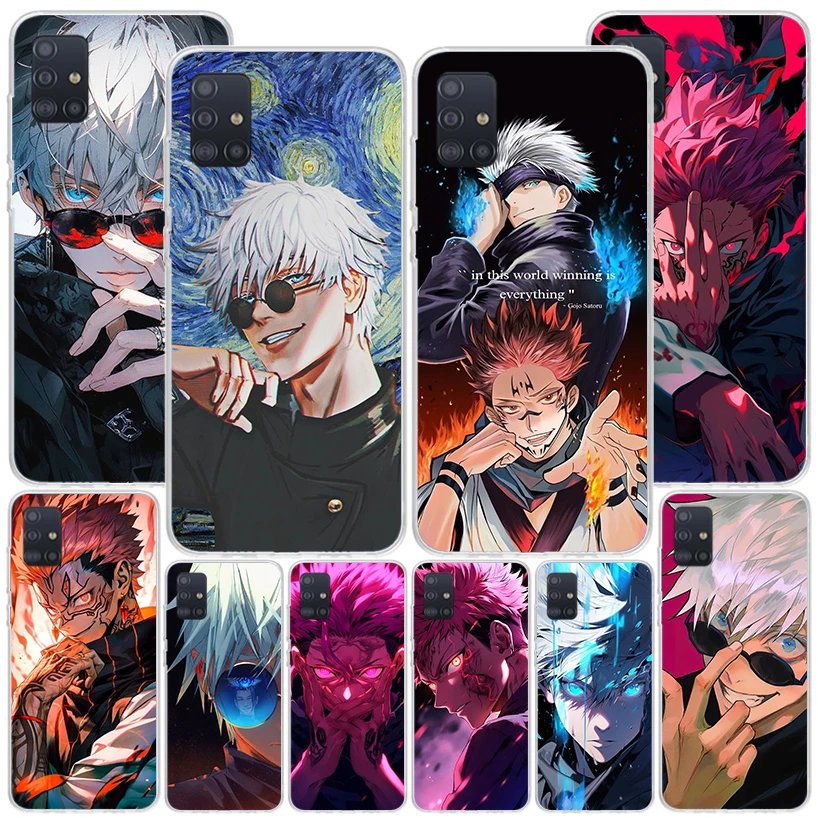 Hot Anime Jujusu Kaisen Phone Case For Samsung Galaxy A51 A41 A31 A21S A11 A01 A71 A50S A40 A30 A20S A10S A6 A7 A8 A9 Print Cove