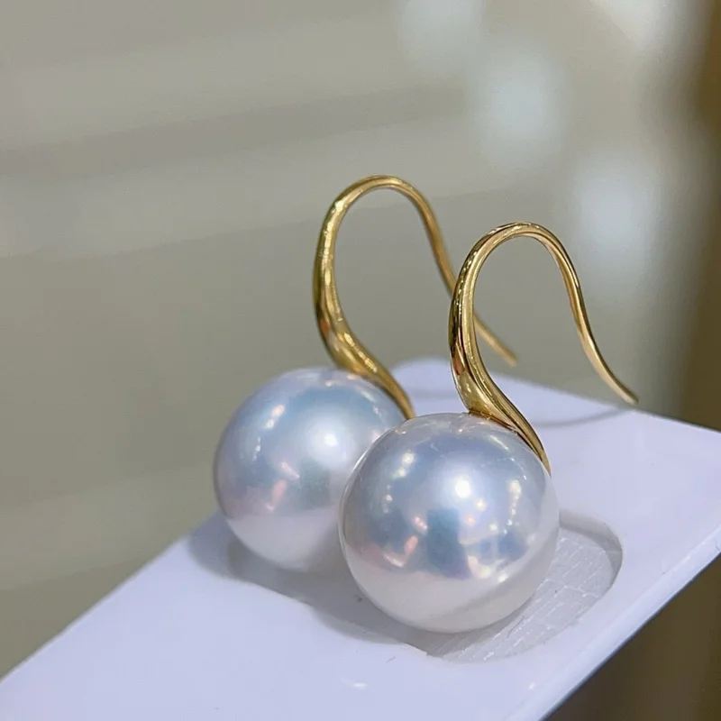 

Серьги SGARIT из 18-каратного золота с жемчугом Эдисона, белый жемчуг, корейская мода, новинка 2025, популярные женские серьги с жемчугом, оптовая продажа