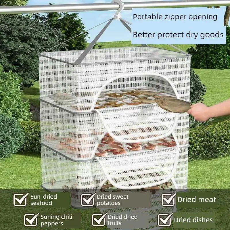 Home Use Vegetable Drying Net Anti Fly Multi Layer Sweet Potato Dried Goods Drying Tool Rooster Brand High Quality Mesh