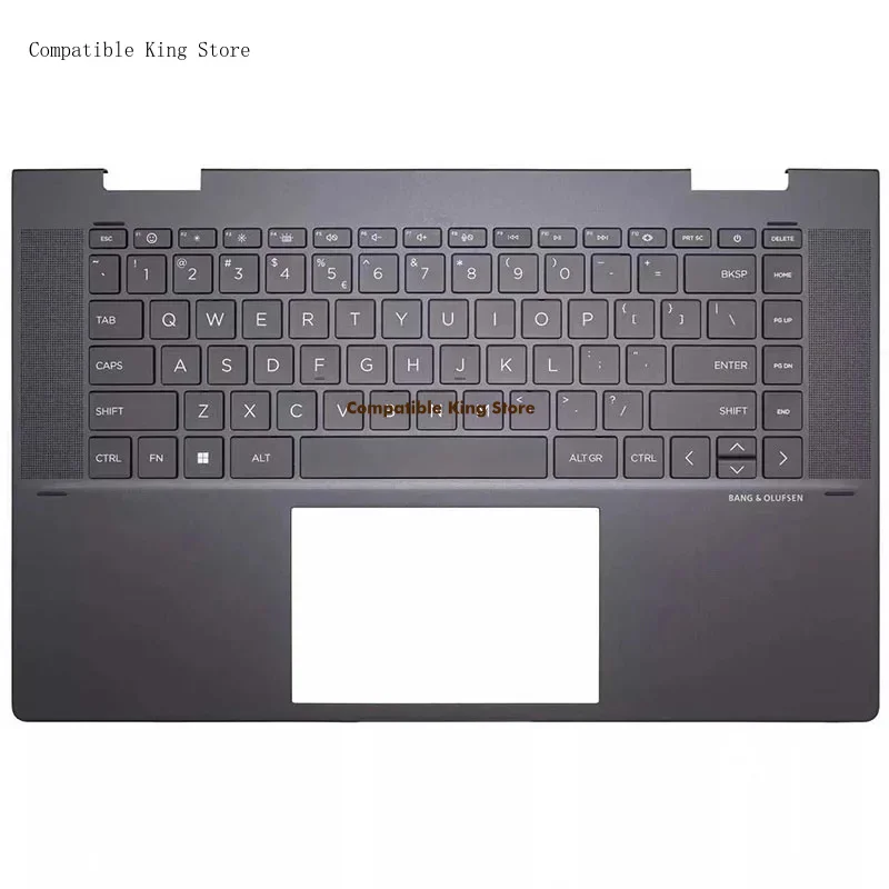 D Palmrest Upper Case With US/JP Backlight Keyboard For HP Envy X360 2-in-1 15-FE 15-FH TPN-C165 C166