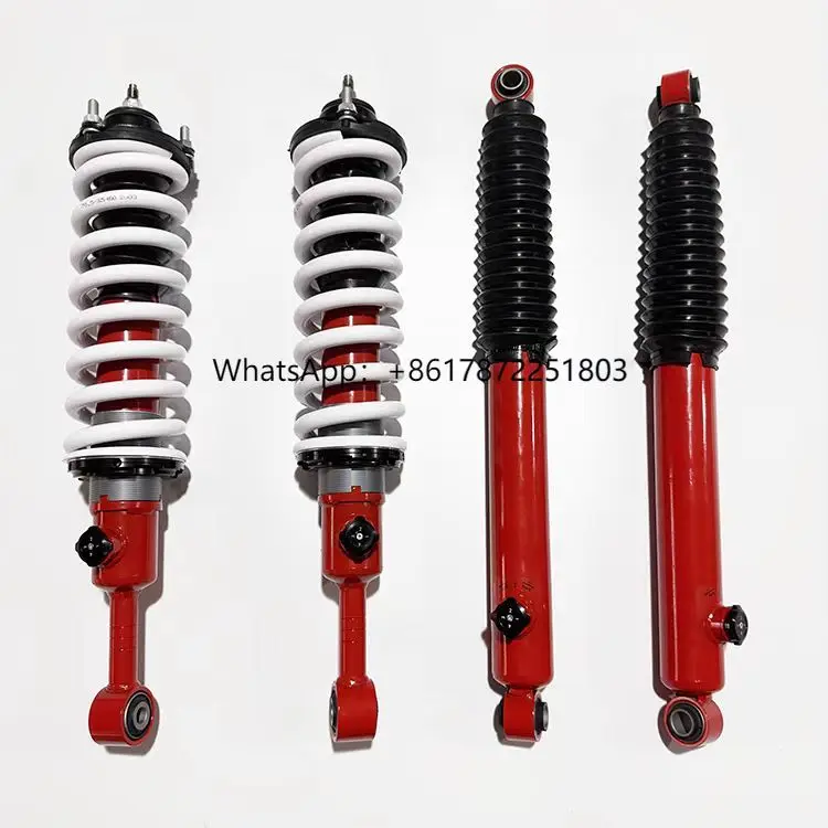 

Hilux Revo 2-Inch Red Adjustable High Quality Shock Absorbers Front & Rear Position for 4x4 Offroad Cars