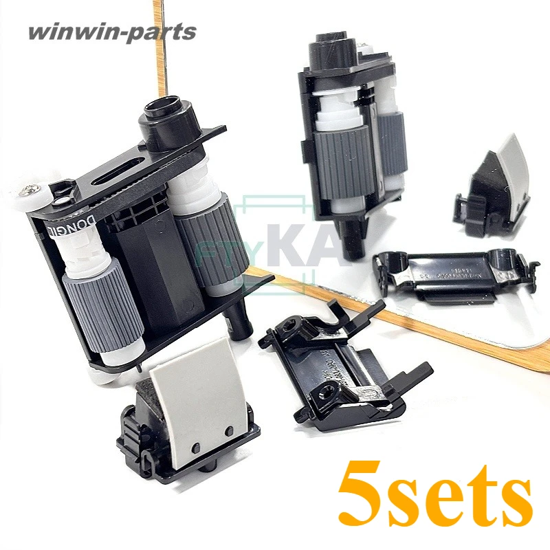 

×5X Pickup Roller and Separation Pad for Epson WorkForce B12B813481 DS-7500 DS-6500 Document Scanner Antriebsrolle Printer Parts