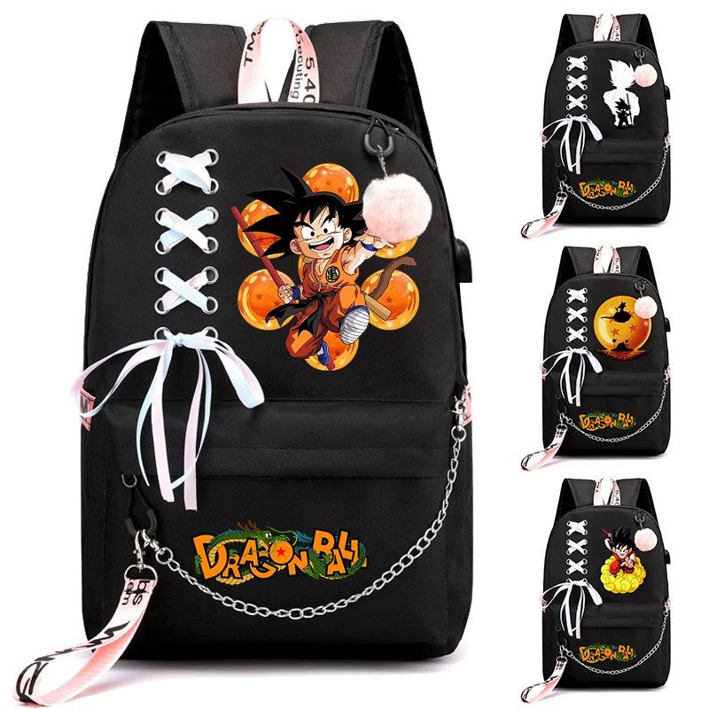 Anime Dragon Ball Backpack Girl Boy Schoolbag Children Laptop Knapsack Teenager Student Back To School Mochila Women Rucksack﻿