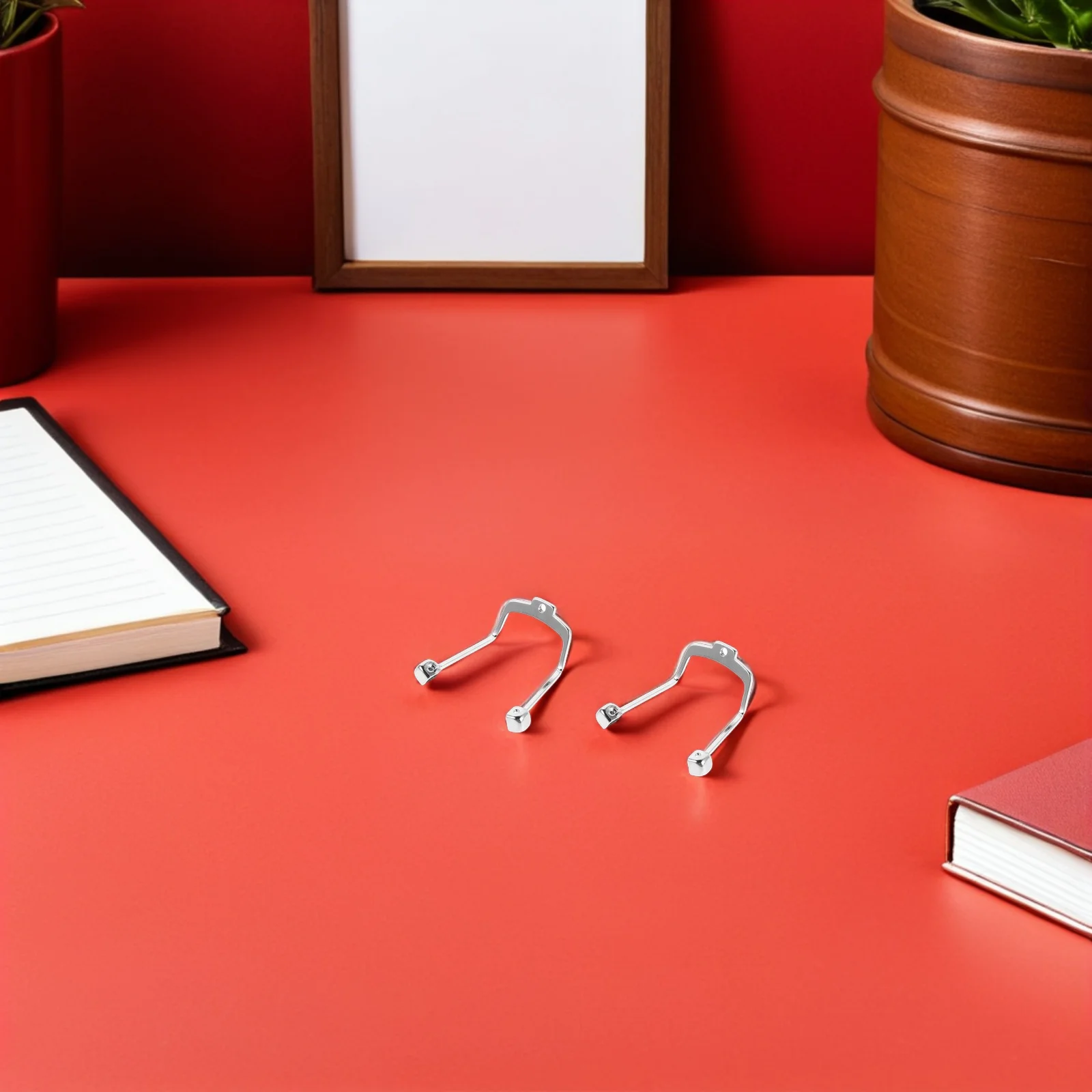 

2pcs Nose Pad Bracket Stainless Steel Metal Replacement For Eyeglasses Non-Slip Support Diy Glasses Accessory Spectacle Spare