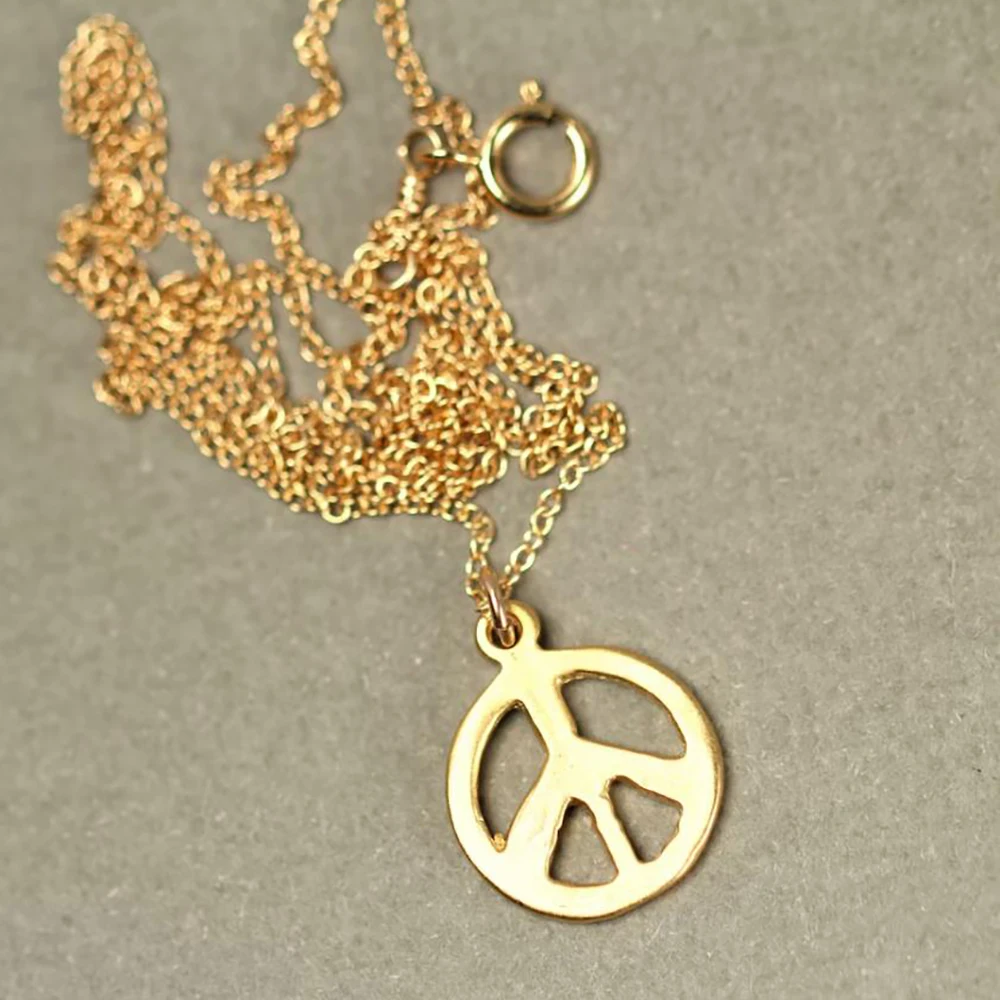 Peace Sign Necklace, Peace Necklace, Exquisite And Small, World Peace, Exquisite Gift