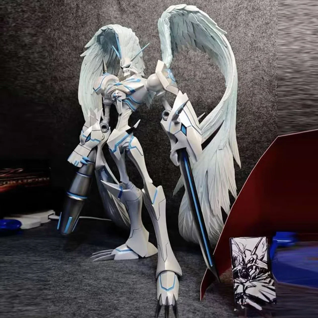 

20 см/7,87 дюйма Digimon Adventure Omegamon Merciful Mode Фигурка Digimon Фигурки ПВХ Статуя Коллекция Модель Игрушки Подарки