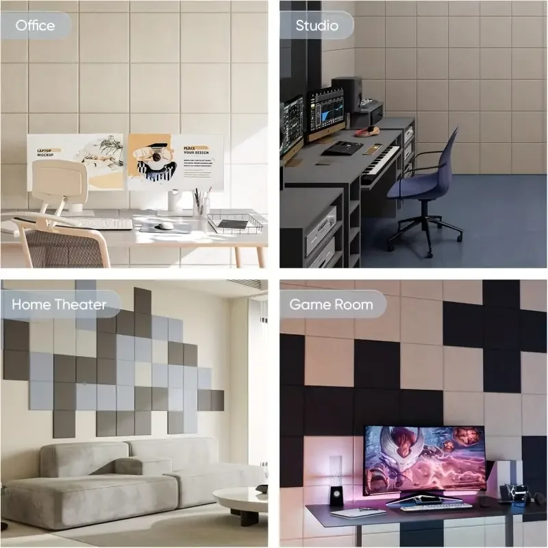 مجموعة مربعة مكونة من ست قطع، 30 سم، مجموعة لباد سميكة، مثالية لتزيين المنزل والتخزين، الفصول الدراسية، المكتب، المهجع، ديكور غرفة النوم، يمكن تخزين بطاقات بريدية مختلفة، صور، المذكرات، ديكورات العطلات، إلخ