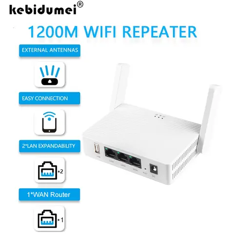 WiFi 리피터 듀얼 밴드 1200Mbps 라우터 듀얼 밴드 2.4G 5G 무선 범위 확장기 4 안테나 홈 오피스용 Wifi 증폭기 ,WiFi Repeater Dual Band 1200Mbps Router Dual Band 2.4G 5G Wireless Range Extender 4 Antennas Wifi Amplifier for Home Office