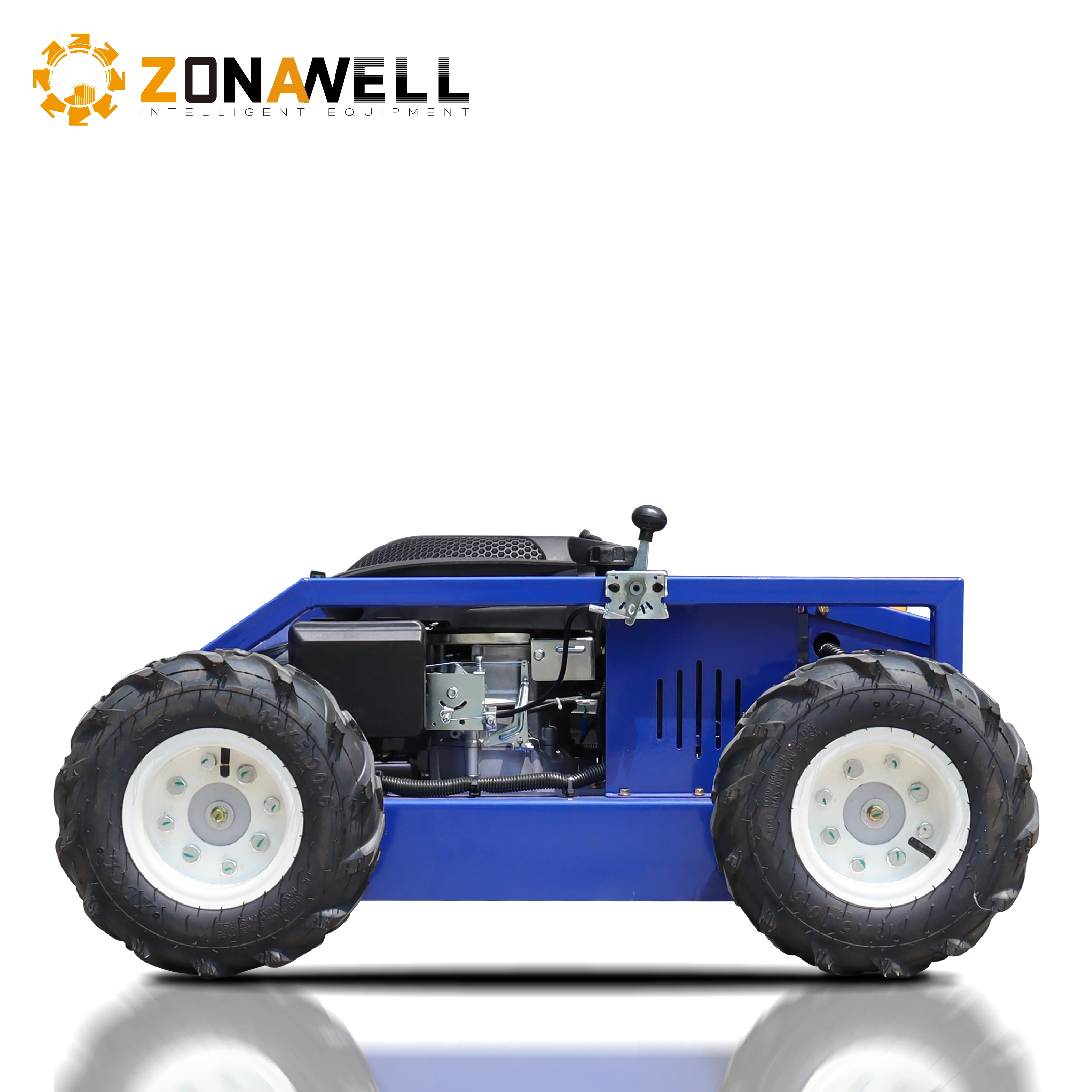 The cheapest 500mm cutting width home remote control lawn mower supports customization and OEM manufacturing