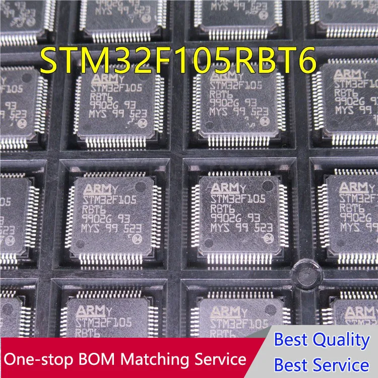 

20Pcs STM32F105RBT6 STM32F105RB STM32F105 LQFP64 new