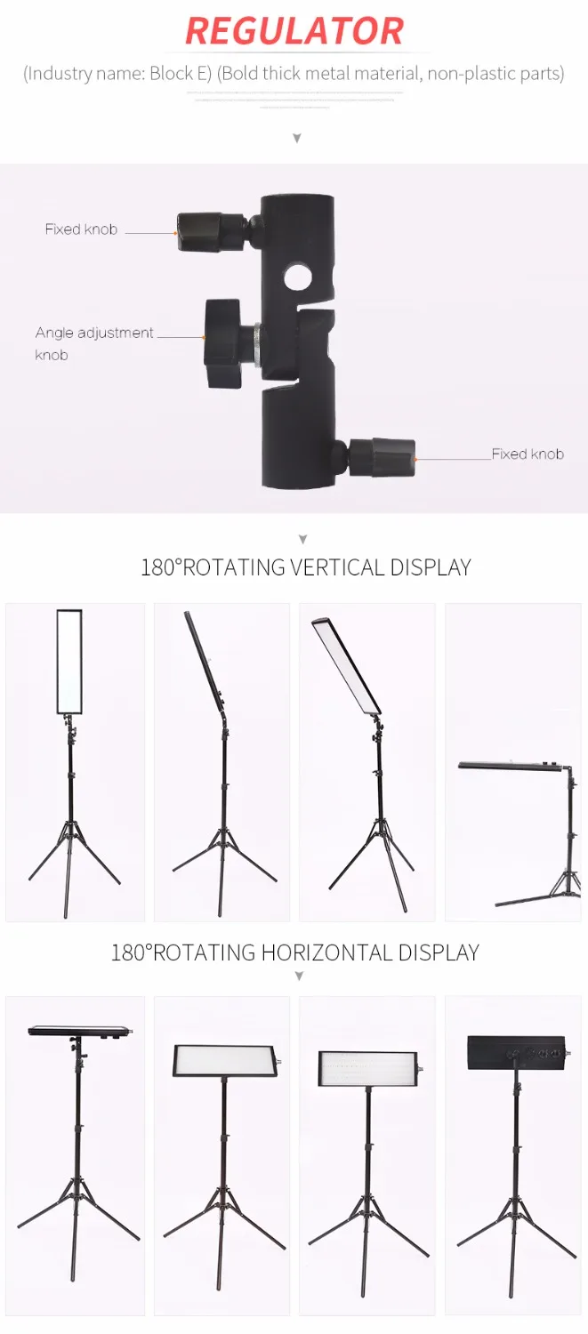 40 سنتيمتر 72 واط 3200 كيلو-5500 كيلو استوديو الصور مجموعة الإضاءة عكس الضوء ، 1xLed لوحة الإضاءة ، 1x إمدادات الطاقة ، إضاءة التصوير الفوتوغرافي #5