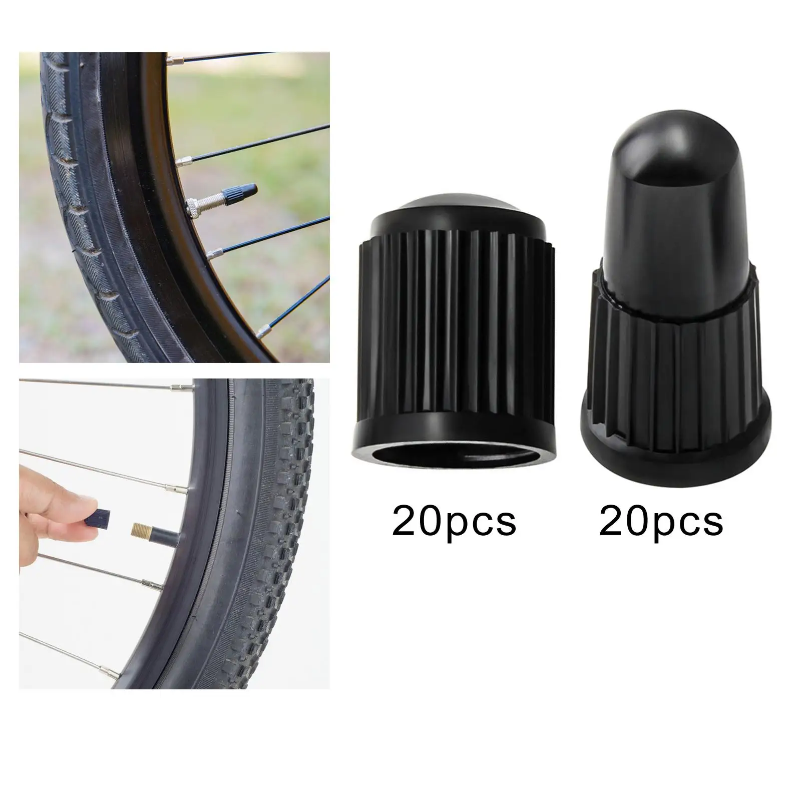 Tire Valve Caps Protective Tire Valve Covers for Motorbikes Bicycling Bikes