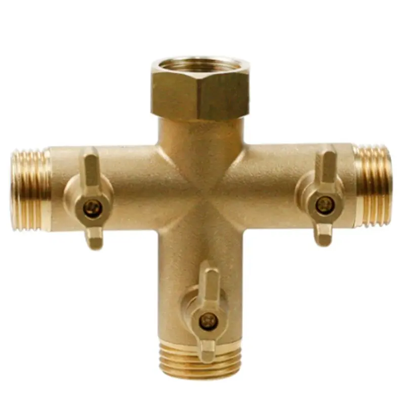 

ABDJ-High Flow Hose Adapter 3 Way Hose Connector For Efficient Watering Outdoor Fitting Enhanced Water Flow System