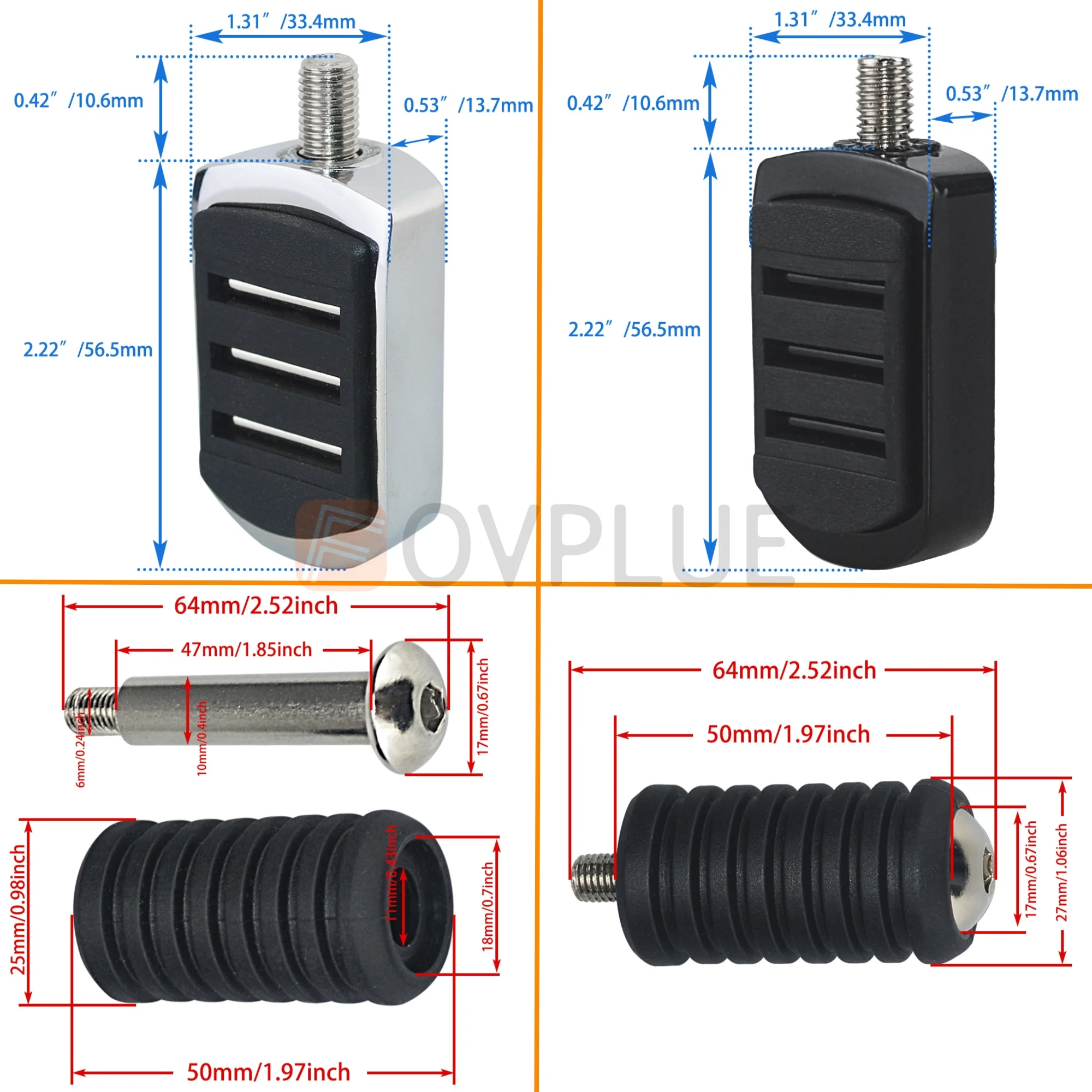 Streamliner Heel Motorcycle Toe Shifter FootPeg For Harley Touring Road King Dyna Softail Electra Street Glide Fat Boy Sportster