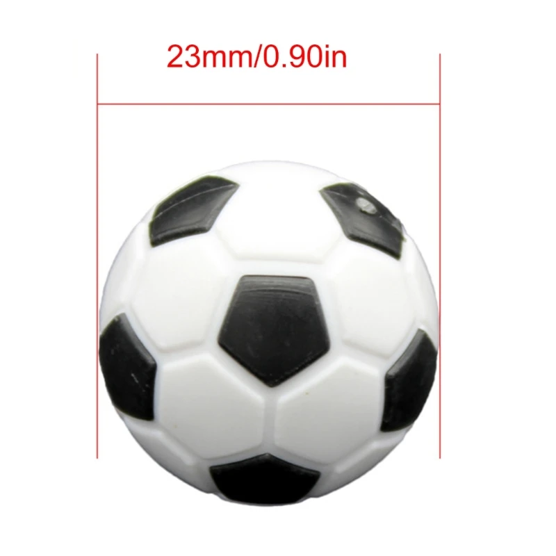 12 stuks tafelvoetbal voetbal officiële 23 mm kleine tafelvoetballen bal