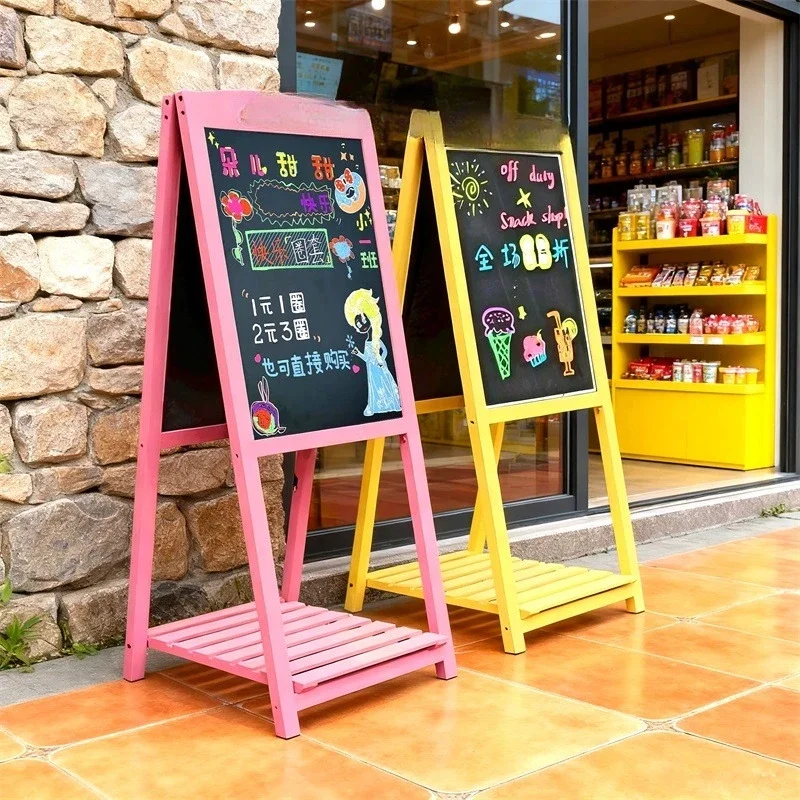Fluorescent board advertising board night market stall led small blackboard store with handwritten double-sided luminous