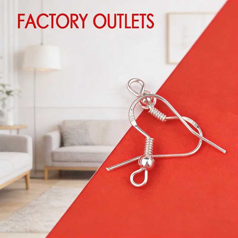 Büyük Promosyon 24 Saat Kolu Hızlı Kargo 200 ADET Tasarım Hakiki 925 Ayar Gümüş Boncuk Takı Bulguları Kanca Küpe Tel