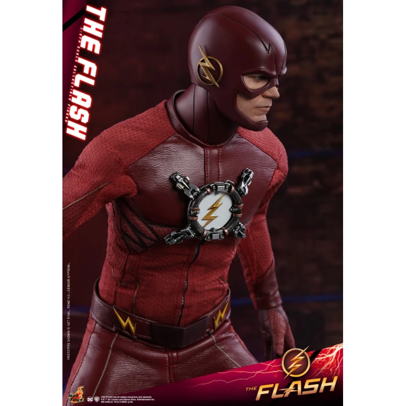 In Stock Original HotToys TMS009 The Flash 1/6 Animation Action Figure Toy Gift Model Collection Hobby