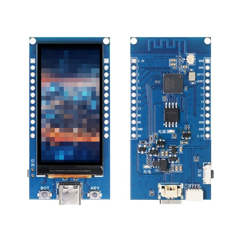 ESP32 S3 Development Board 1.9 Inch LCD Display 170x320 WiFi Bluetooth 5.0 Module with Flash Microcontroller DIY