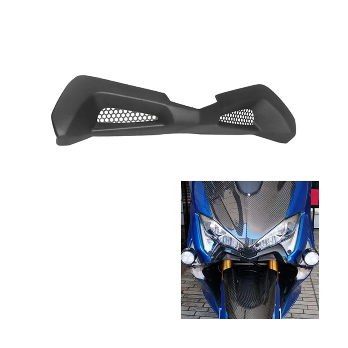 Motorcycle Modified Fixed Wing Intake Hood Chin Deflector for Tmax 530 TMAX 560