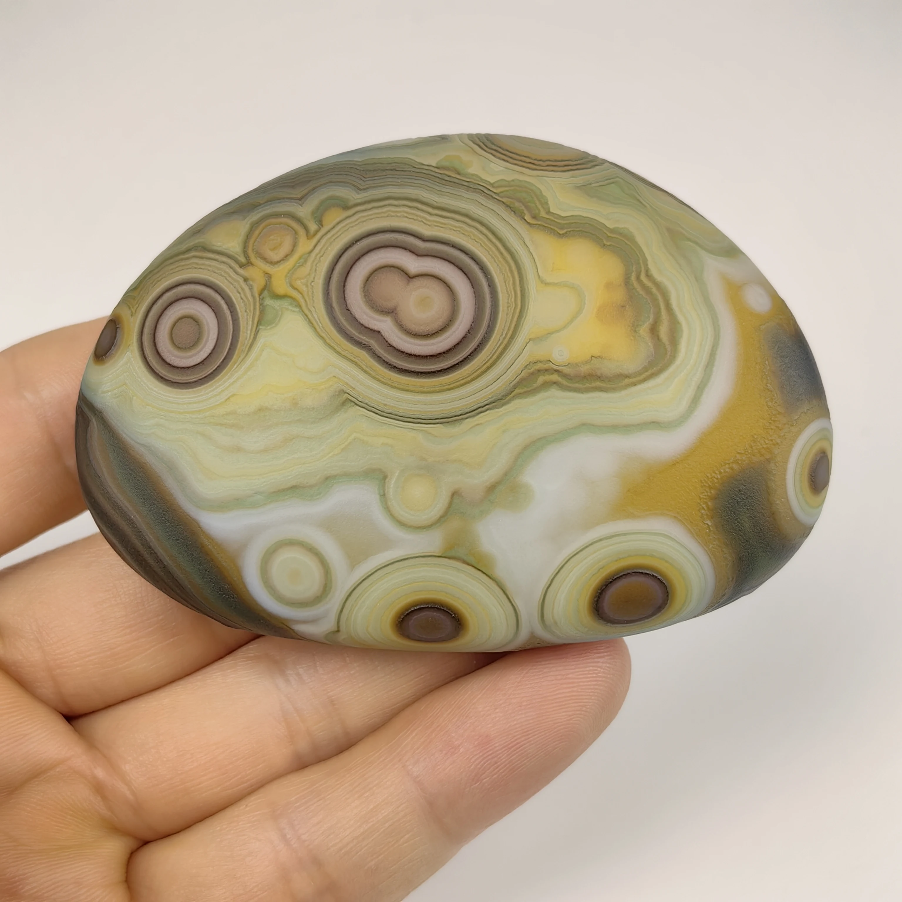 Unprocessed Green Tone Banded  Eye Sardonyx Mineral Stone Multi-use Raw Mineral for DIY Jewelry Making & Home Chakra Layout