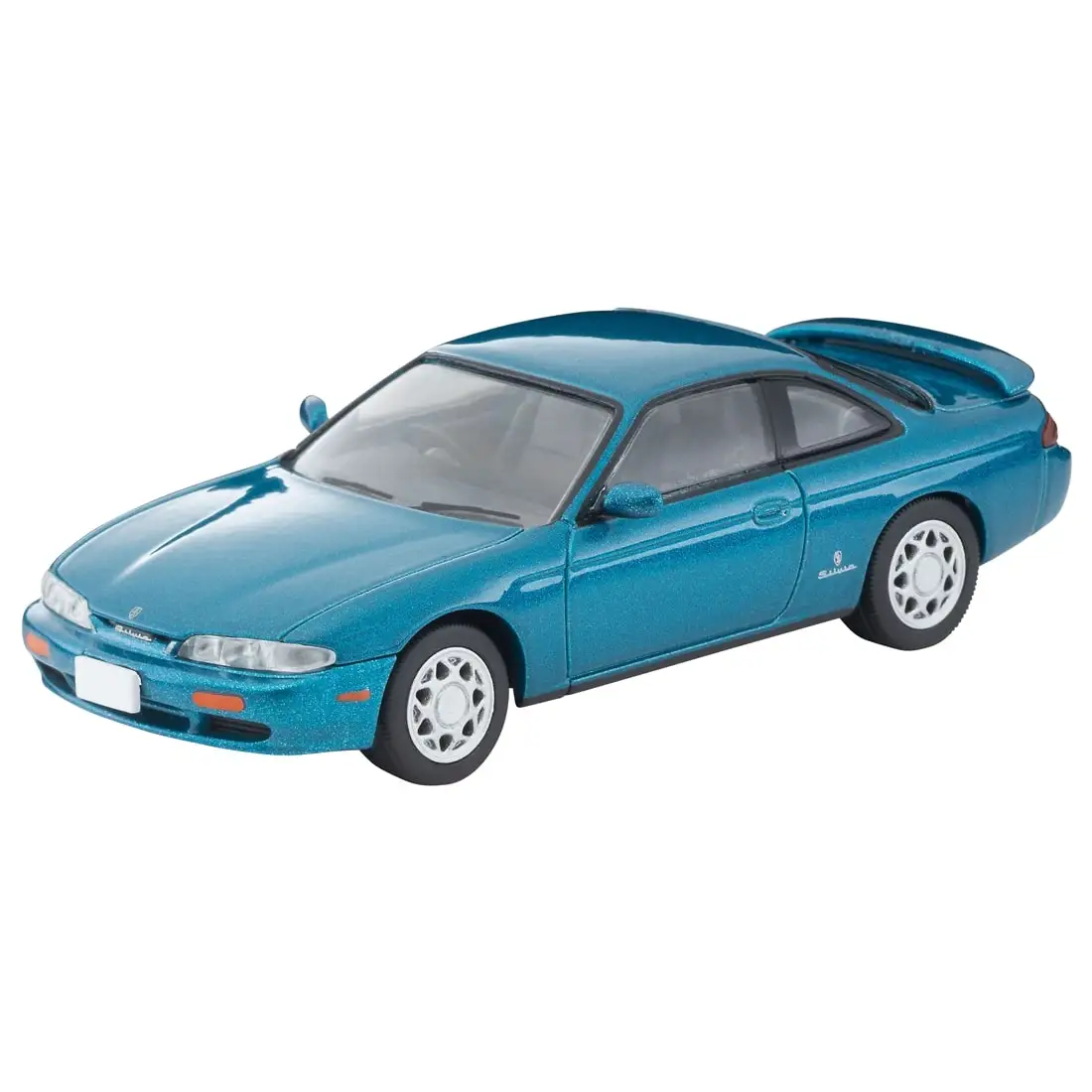 2406 Tomytec TLV 1/64 LV-N313b Nissan SILVIA Q\'s TypeS S14 Turquoise Die-cast Alloy Car Model Collection Display Gift