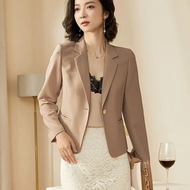 

Slim Fit ort Sle Женское деловое пальто Весна Осень Faion Универсальный профессиональный OL Китайский производитель