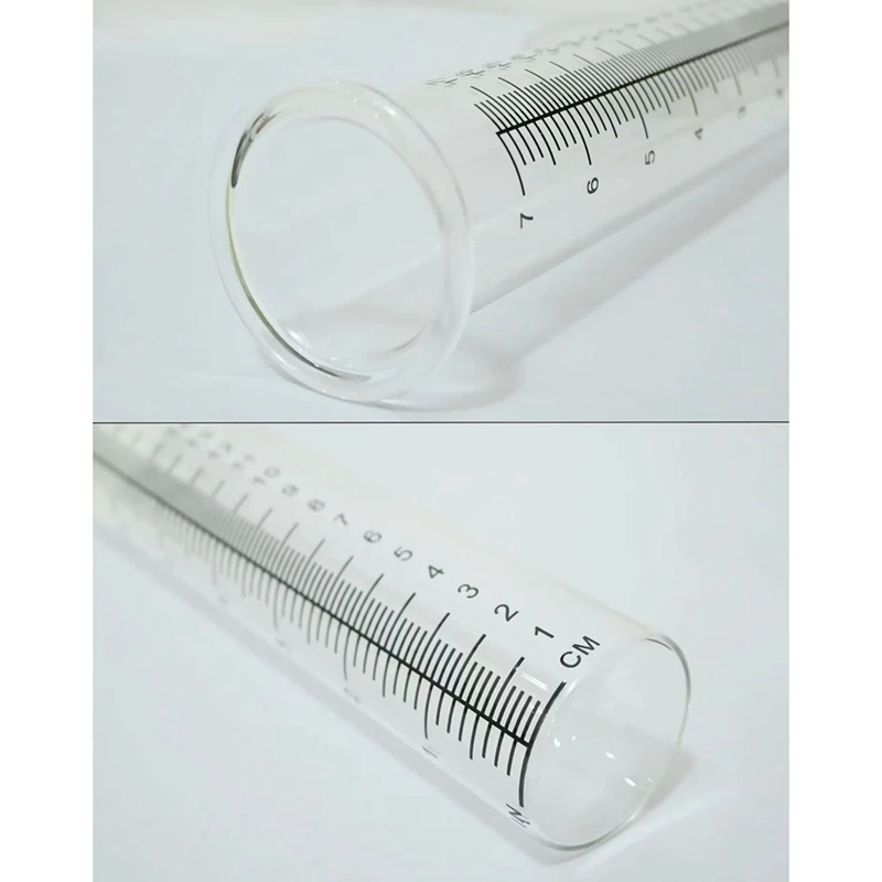 2Pcs Plastic Rain Gauge Replacement Tube With 7 Inch Capacity Rain Water Gauge For Garden Yard Outdoor Durable