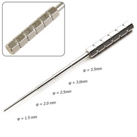 1pc 1.5/2/2.5/3/3.5mm Stainless Steel-Wire Winding Rods Wrapping Wire Jig Tools Wrapping Jig Prebuilt Coil Tool Part
