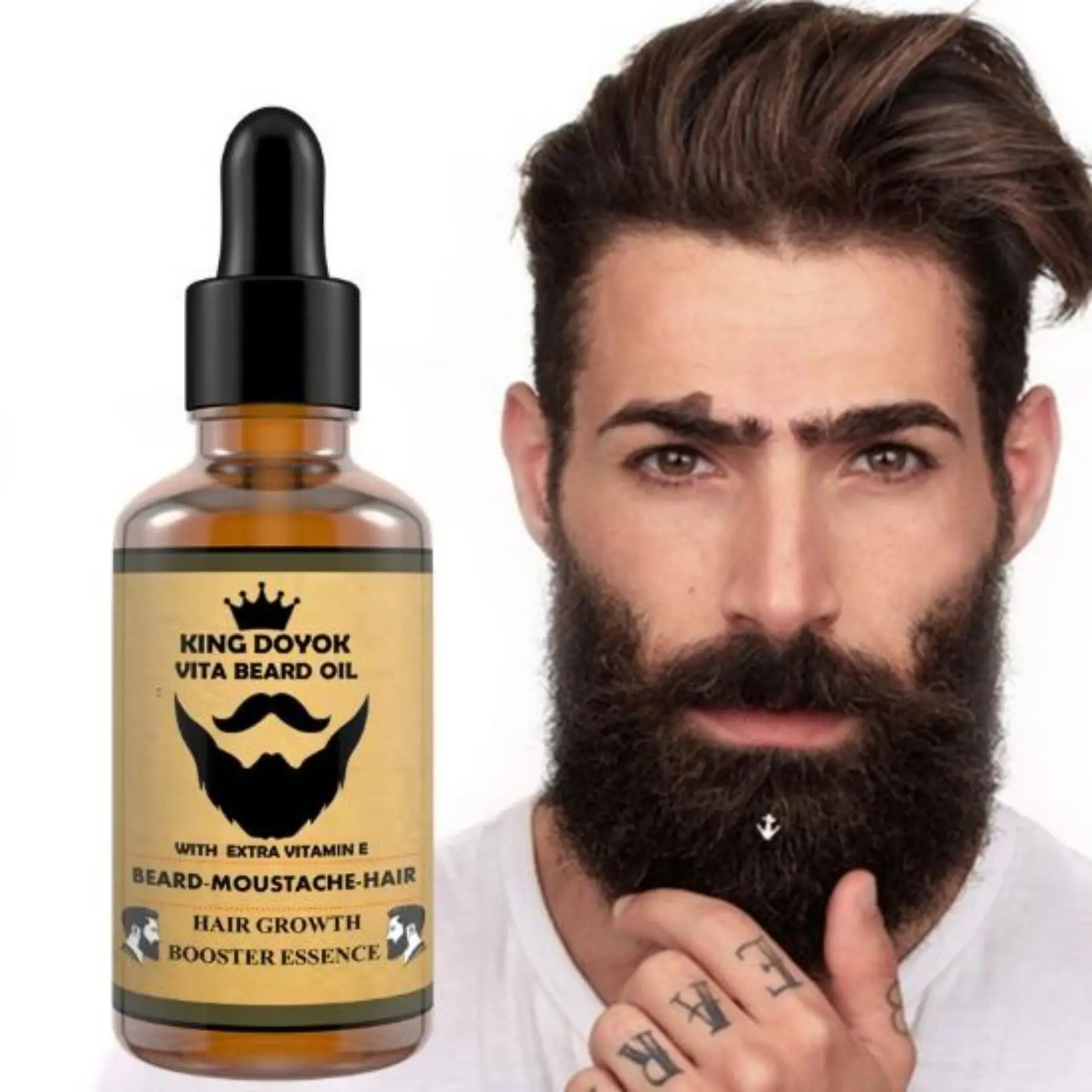 Beard Oil Wak Jambang Moustache Hair Growth Rosemary Oil for Hair Professional Brazilian Keratin Hairloss Hair