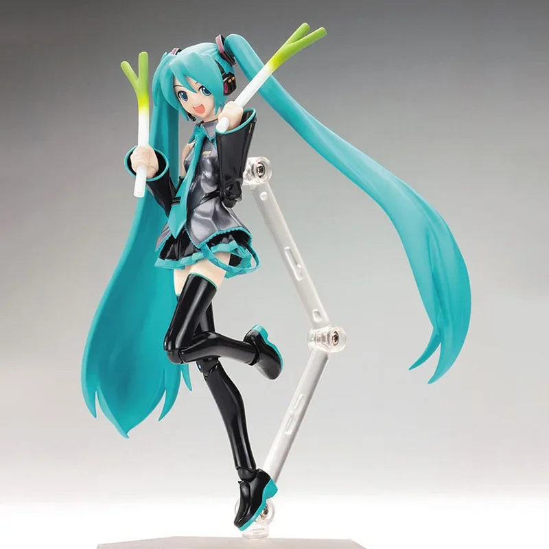 15CM Hatsune Miku rysunek Model akcji dekoracja lalki z kreskówek ozdoba kolekcja zabawek prezent prezent Ins Kawaii śliczne Anime piękny