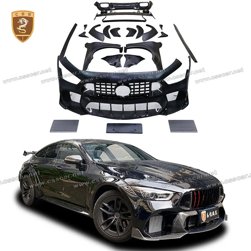 

Расклешенные колесные арки заднего крыла автомобиля для Benz GT43 GT50 GT53 GT63 обновление BB-RT900 крышка крыла из углеродного волокна Spolier модифицированный объемный звук