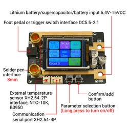 12 V Nokta Kaynakçı Kiti LCD Dijital Güç Ayarlanabilir Nokta Kaynak Kalem kontrol panosu Nikel Levha 18650 Lityum Pil Bluetooth