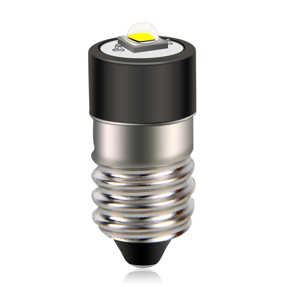 AliExpress Ruiandsion E10 LED Flashlight Bulbs 1-9V 5-30V Miniature Screw Indicator Light Bulbs Upgrade Flashlights Bike Work Lights White