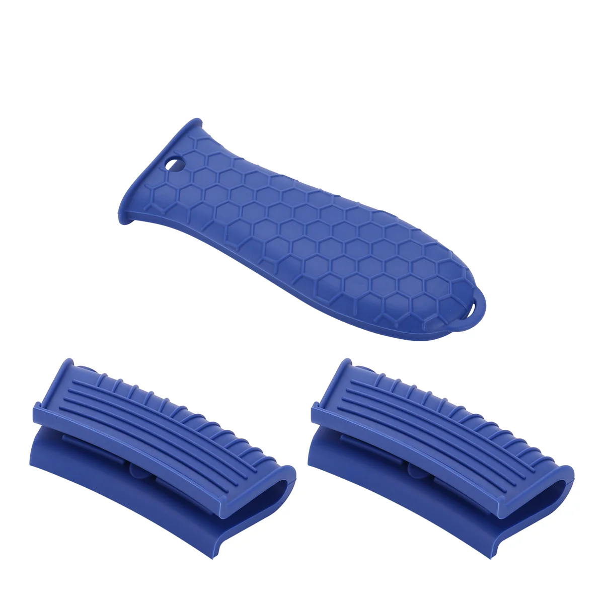 

A11I Silicone Hot Handle Holder for Cast Iron, 3 Pack Pot Handle Sleeve Non Slip Rubber Cover Set for Skillet Frying Pan