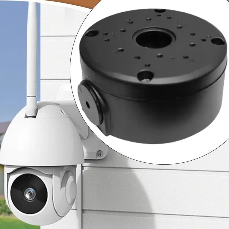 Security Camera Junction Box Security Camera Bracket Outdoor Base Junction Box Waterproof Camera Cover For Dome Cameras And