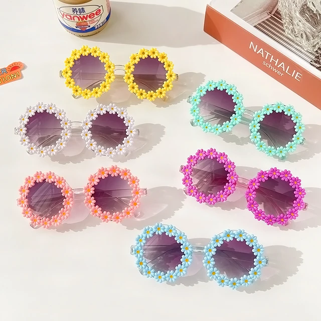Nowe okulary przeciwsłoneczne dla dzieci Okrągłe okulary przeciwsłoneczne dla dzieci Dziewczynki Chłopcy Dziecko Sportowe okulary przeciwsłoneczne UV400 Okulary przeciwsłoneczne na zewnątrz