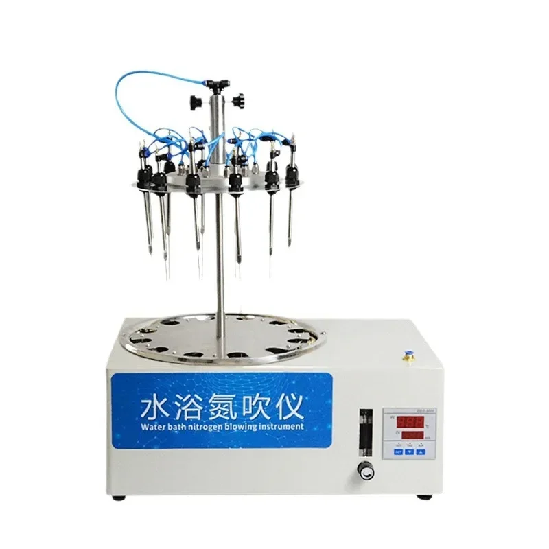

Circular porous water bath nitrogen purge instrument, dry nitrogen rapid oxygen-free concentration device