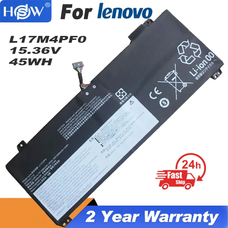 L17M4PF0 L17C4PF0 Laptop Battery for Lenovo IdeaPad S530-13IWL S530-13IML Series 5B10R38650 5B10W67405 5B10R38649 45WH