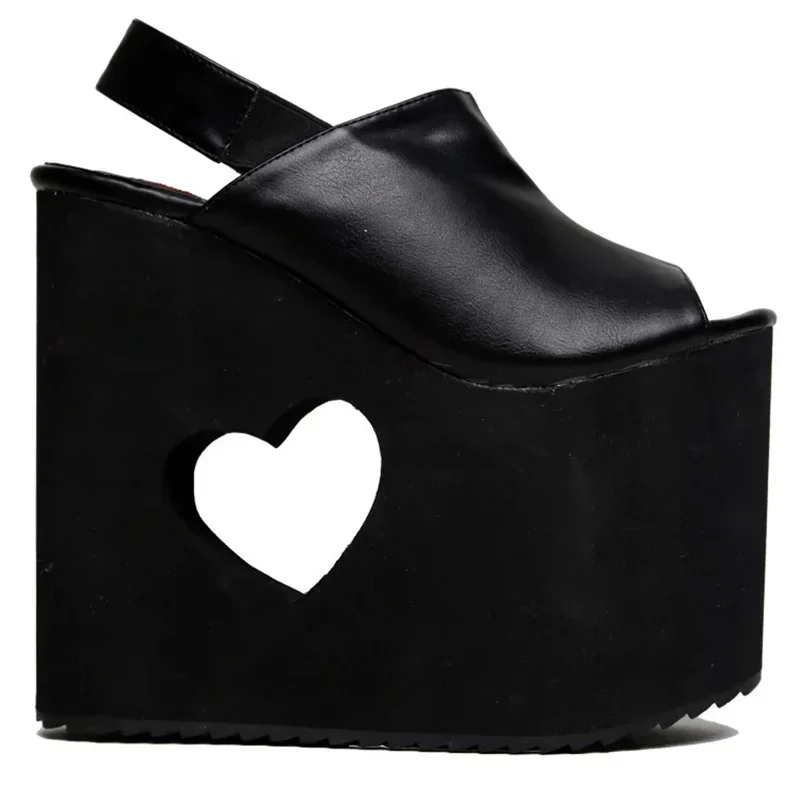 Platform Back Strap High Heel Sandals Sexy Pointed Toe Leather Solid Accept Customized New Arrivals Fashion Women Modern Shoes view 6