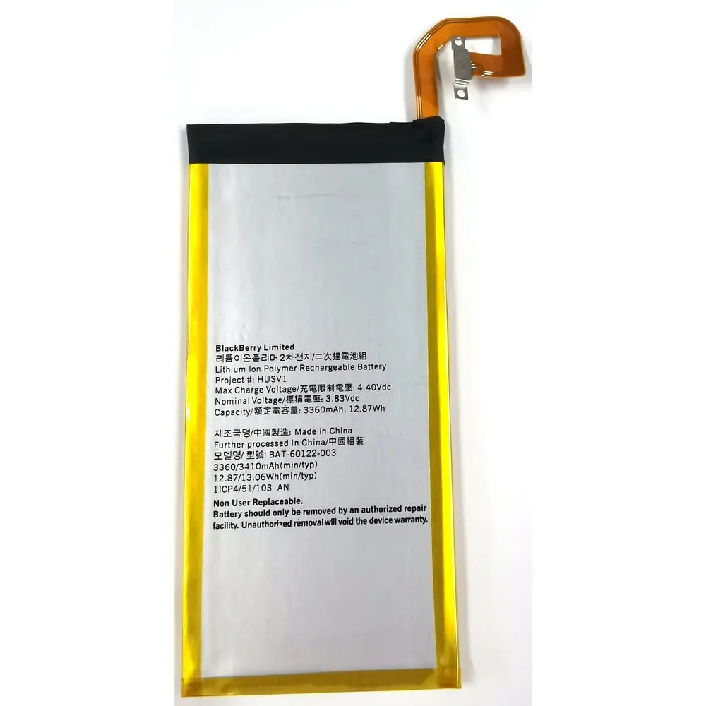 New BAT-60122-003 HUSV1 Replacement Battery For BlackBerry Priv Mobile Phone