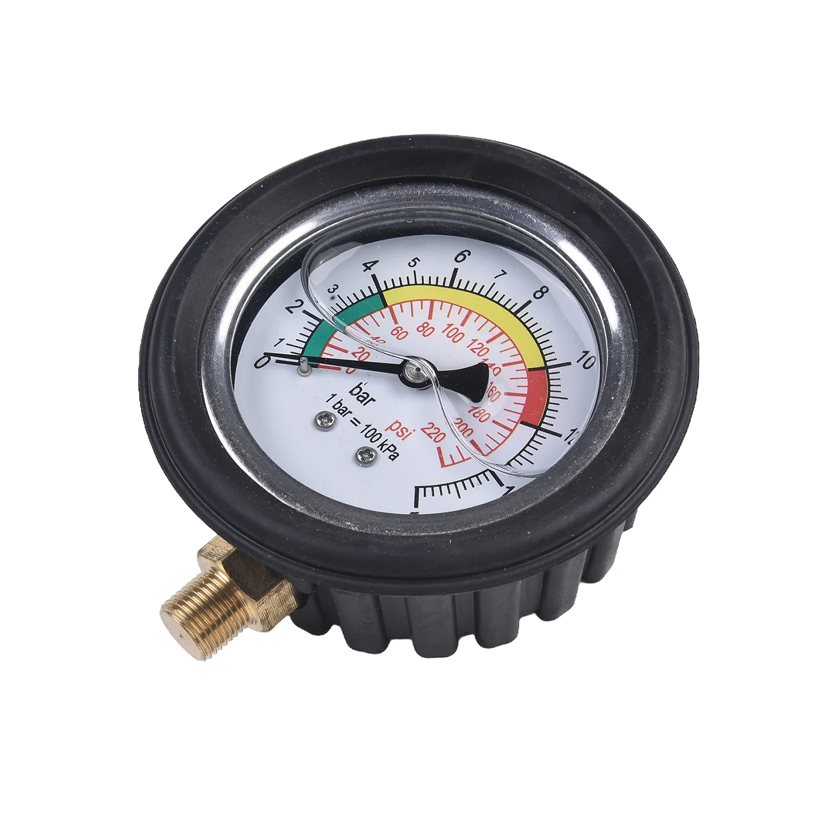 0-220psi Auto Car Tire Air Pressure Gauge Tire Repair Tool For Car Inflator Pump Thread Diameter 11mm 13mm For Measuring