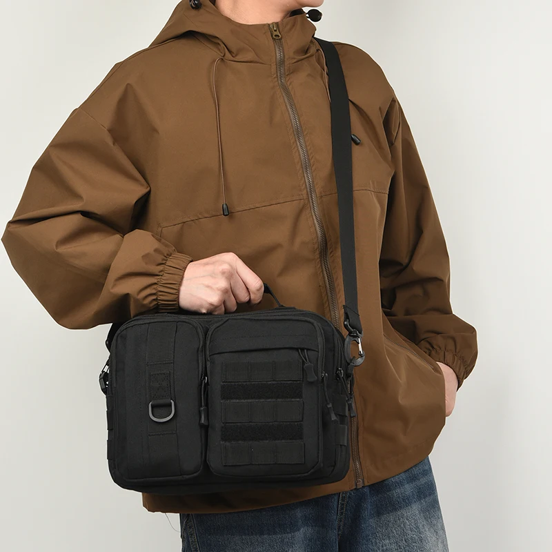 

Тактическая сумка-слинг для мужчин: походная, туристическая, для кемпинга, рыбалки, альпинизма, с системой Molle