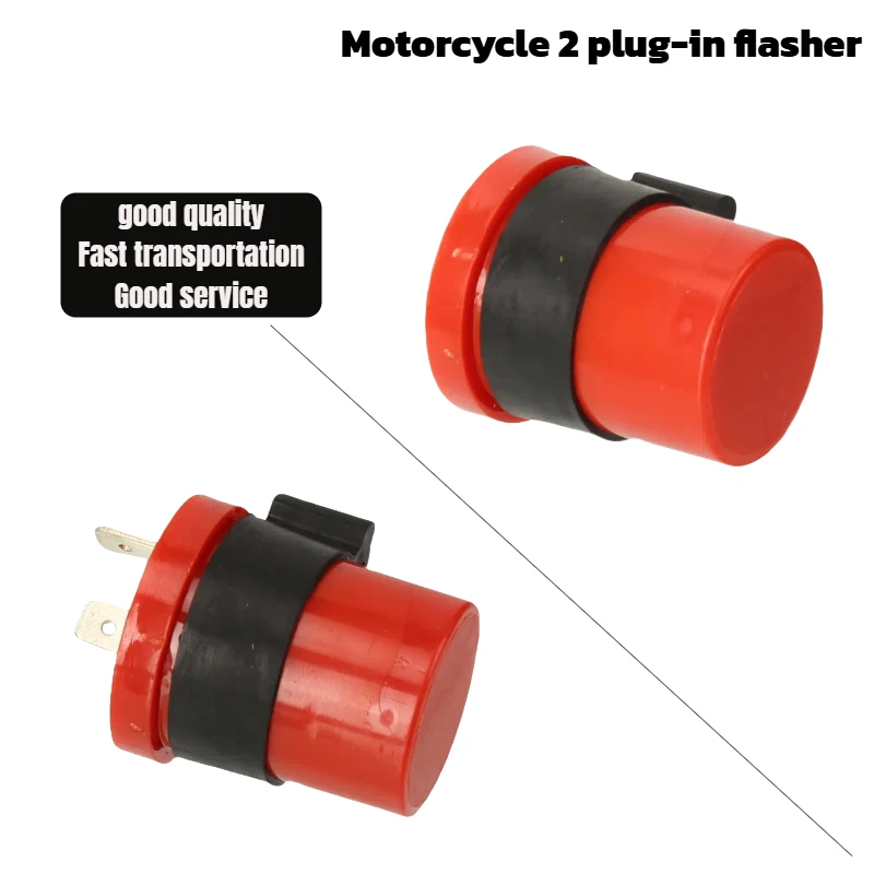Off road motorcycle accessories 12V red circular buzzer flasher electrical components