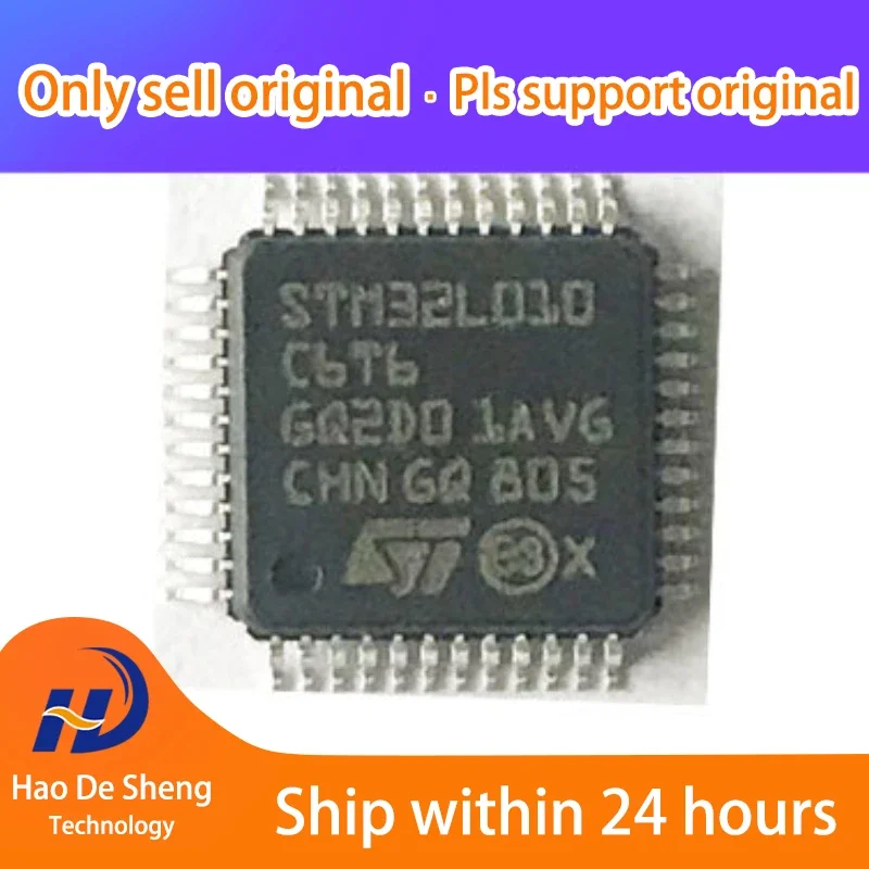 

10PCS/LOT STM32L010C6T6 LQFP-48 STM32L010 New Original In Stock