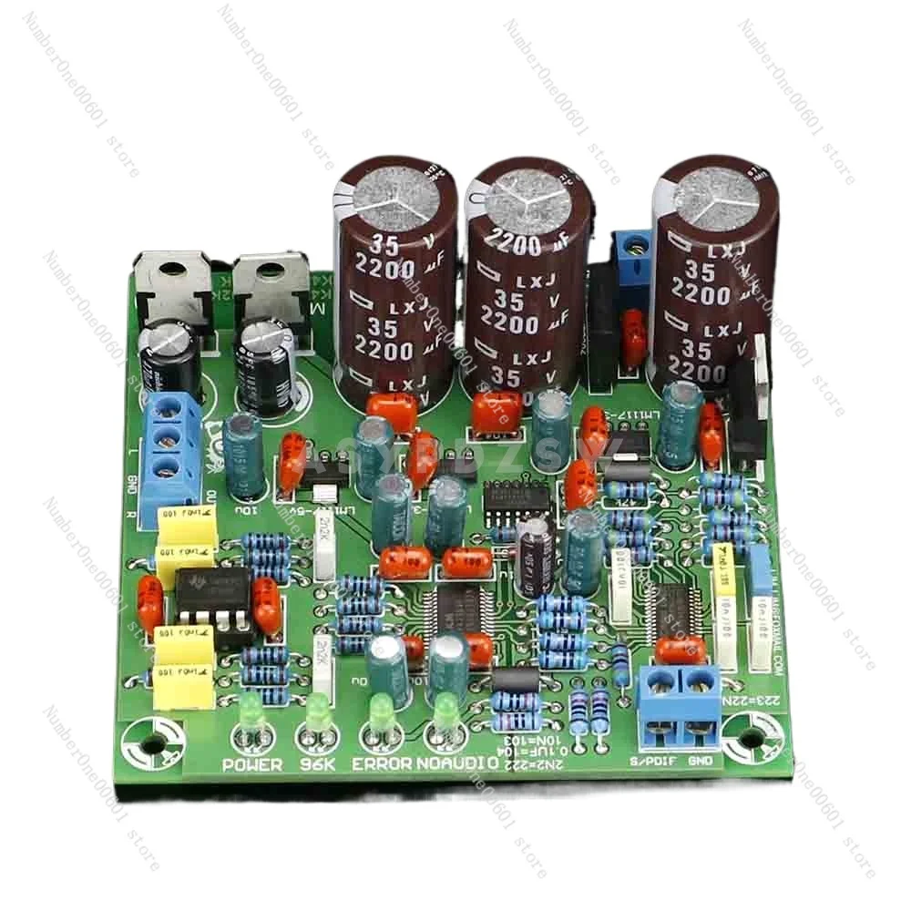 

Для 24 бит 192K Гц DAC CS8416 + AK4396 + NE5532P SPDIF для аудиовыхода DAC DIY Kit/готовая плата