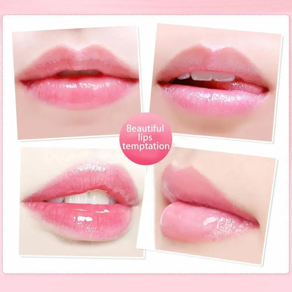 Lip Balm Lip Oil Moisturizing Clear Transparent Lipstick Base Cosmetic Long Hydrating Lipgloss Lip Gel Natural Lasting Gloss