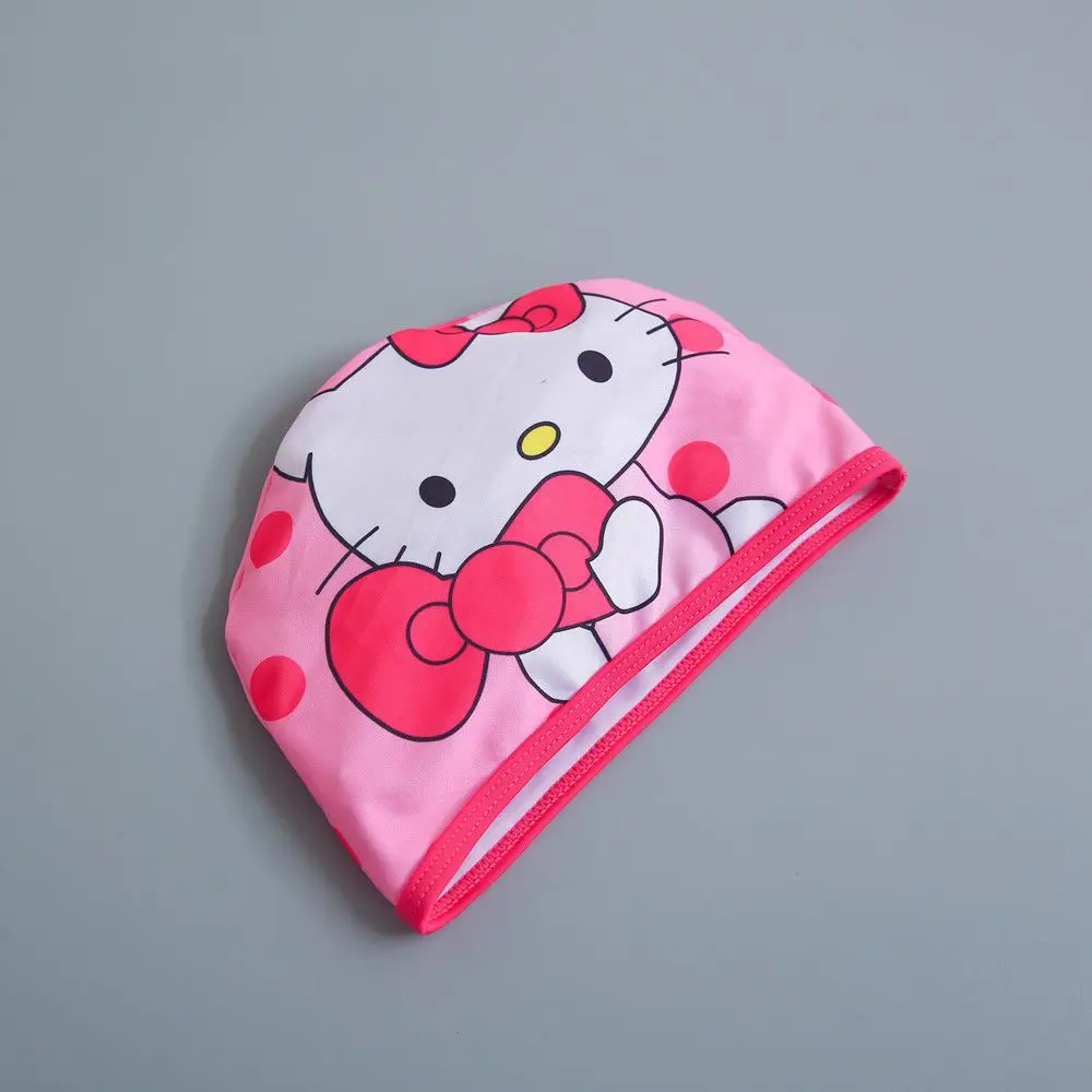 Kawaii Hello Kitty costume da bagno 3 pezzi Sanrio Cute Anime costumi da bagno manica corta costume da bagno abbigliamento da spiaggia regalo per ragazze