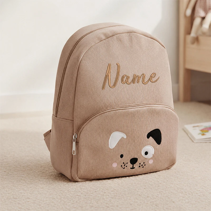 Personalized Kids Backpack with Name Embroidered Toddler Backpack Cute Animal School Bag Preschool Backpack Back to School Gift